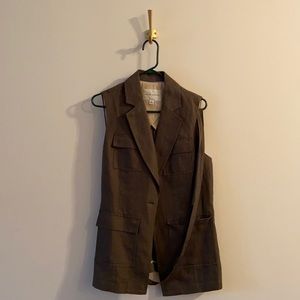Olive Green Banana Republic Vest